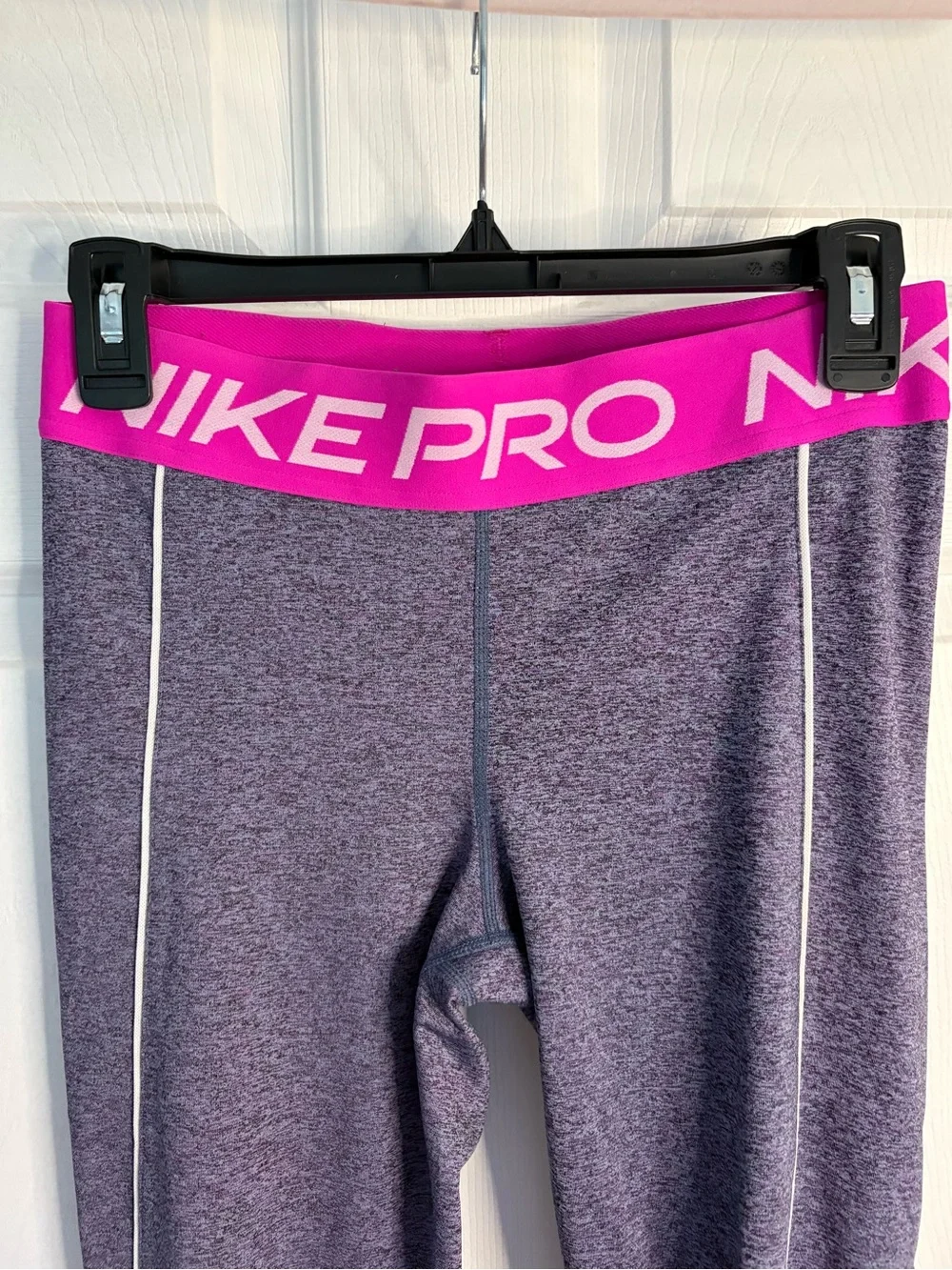 Nike Pink and Grey Leggings